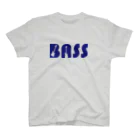 ベース会ONLINE SHOPのBASS&BASS（紺） スタンダードTシャツ