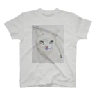 鸚哥ノ館のnohatenowar猫 スタンダードTシャツ