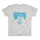 m_matsurikaのice blue sky スタンダードTシャツ