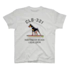 CLUB321のミニピンonレッドサーフボード Regular Fit T-Shirt