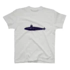 NIKORASU GOのマリンデザイン「潜水艦」 티셔츠