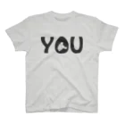 Ａ’ｚｗｏｒｋＳのYOU(英字＋１シリーズ) スタンダードTシャツ