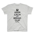 kg_shopのKEEP CALM AND BREAD CLIP [ブラック]  スタンダードTシャツ