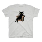 イケニャン黒猫オレオくんのソファ黒猫 修正版 Regular Fit T-Shirt