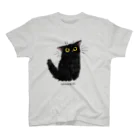 たたメーピーのBlack cat たたメーピー スタンダードTシャツ