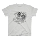 OKINAWA_LITTLE_PANDAのシーサーパンダヘルメット白黒 Regular Fit T-Shirt