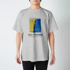 Charity Ukraine ShopのStand with Ukraine　ウクライナ　Tシャツ　平和　ひまわり スタンダードTシャツ