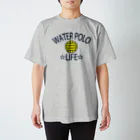 sports_tower スポーツタワーの水球(すいきゅう)(water polo)・アイテム・デザイン・Tシャツ・チームT・かっこいい・かわいい・クラブT・球技・得点・ボール・選手・ポジション・部活・スポーツ・シンプル・チームワーク Regular Fit T-Shirt