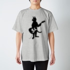 SHOP KazzBのギターを弾くネコ Regular Fit T-Shirt