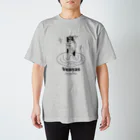 Metime Designs ☆ みぃたいむデザインのVenyas ☆彡 ヴィーにゃス 〈モノクロ〉 Regular Fit T-Shirt