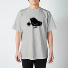 イラスト MONYAAT のみつぐトリ黒 Regular Fit T-Shirt