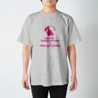 Écrin De SimoneのSMASH IMMIGRATION＆FREE REFUGEES-gray スタンダードTシャツ