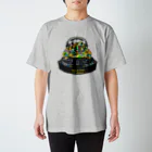 トカゲとカエルの異種混合CREW【デリシャスデュビア】のDJ Hechima Regular Fit T-Shirt