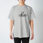 amocolorのバイクガール Regular Fit T-Shirt