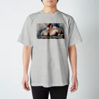 BULKUP MONSTERのマッチョ専用Tシャツ「Strength in Progress（進化する力）」 Regular Fit T-Shirt