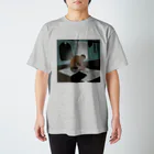 洗🦔11/16~21つくしのブックカバー展in 大阪枚方蔦屋書店の午睡 Regular Fit T-Shirt