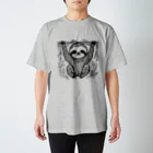 なっつ ふぁくとりーのゼンタングル　ナマケモノ Regular Fit T-Shirt