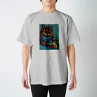 つくしとじゅげむのつくしちゃん(サーモドットターコイズ) Regular Fit T-Shirt