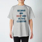chataro123のWomen Are Not Safe in This Country Regular Fit T-Shirt