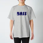 ベース会ONLINE SHOPのBASS&BASS（紺） スタンダードTシャツ