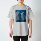 ○○ marumaruの十人十色いろんなカタチ (ブルー) Regular Fit T-Shirt