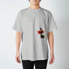 マエソワヒロユキ SHOPのAnalog-Flower スタンダードTシャツ