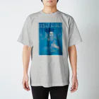 ㈱山口敏太郎タートルカンパニーのノストラダムス_予言コラージュ_ブルー Regular Fit T-Shirt