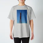 夜明け前の空の日の出とブルースカイ Regular Fit T-Shirt