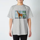 まちぱんだのThis is a giraffe or NOT. Regular Fit T-Shirt