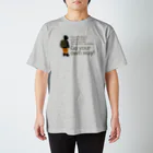 キッズモード某のリュック少年(カーキロゴ) Regular Fit T-Shirt