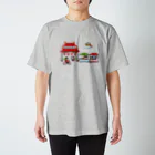 ゆめのみせの旅するゆめねこ中華風 Regular Fit T-Shirt