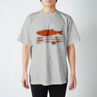 ワディ/Flyer ShopのSalmon Fishing スタンダードTシャツ