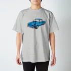 サイトウケイの青色の乗りたい車 スタンダードTシャツ