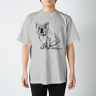 まるよし絵画教室のブルドック Regular Fit T-Shirt