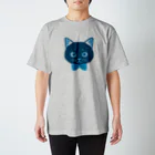 いっぷく堂のねこちゃん（インディゴ） Regular Fit T-Shirt