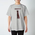 NIKORASU GOのドーベルマン好き専用デザイン（Tシャツ・パーカー・グッズ・ETC） スタンダードTシャツ