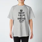 kg_shopのKEEP CALM AND BREAD CLIP [ブラック]  Regular Fit T-Shirt