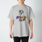 オリジナル工房プリントンの線画 オーストラリアンシェパード 前面プリントTシャツ＜淡色＞ Regular Fit T-Shirt