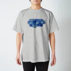 Fujioka_shopの青い花 Regular Fit T-Shirt