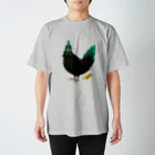 キャバレー離想宮　SUZURI支店の黒い雌鳥 Regular Fit T-Shirt