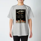 YS VINTAGE WORKSのソ連（ソビエト）　飛行機　黒 スタンダードTシャツ