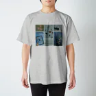 insparation｡   --- ｲﾝｽﾋﾟﾚｰｼｮﾝ｡のmemory｡ｾﾝﾁﾒﾝﾀﾙ･ﾌﾞﾙｰ スタンダードTシャツ