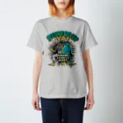 原ハブ屋【SUZURI店】のSTONE RIVER and YAJI（T-GO） Regular Fit T-Shirt