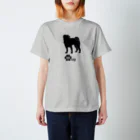 bow and arrow のパグ犬 スタンダードTシャツ