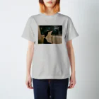 suuzan1992のミッドナイトネコ Regular Fit T-Shirt
