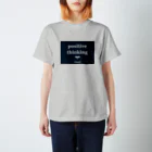 tricolore studio*のpositive thinking Regular Fit T-Shirt