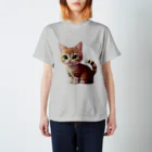 kani5000の可愛い猫 スタンダードTシャツ