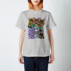 Crazy❤︎for Maincoon 猫🐈‍⬛Love メインクーンに夢中のデジタル版（猫かぶってますが） Regular Fit T-Shirt