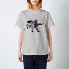 ネコニスズのねえねえ、あのさの浜辺を走るネコニスズ Regular Fit T-Shirt