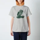 野鳥生活のフクロウの巣立ちびな（寄付） Regular Fit T-Shirt